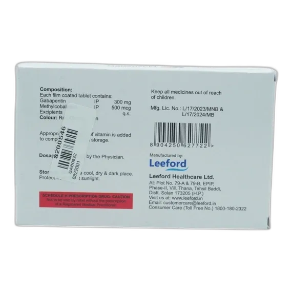 gabanyl m tablet 10's